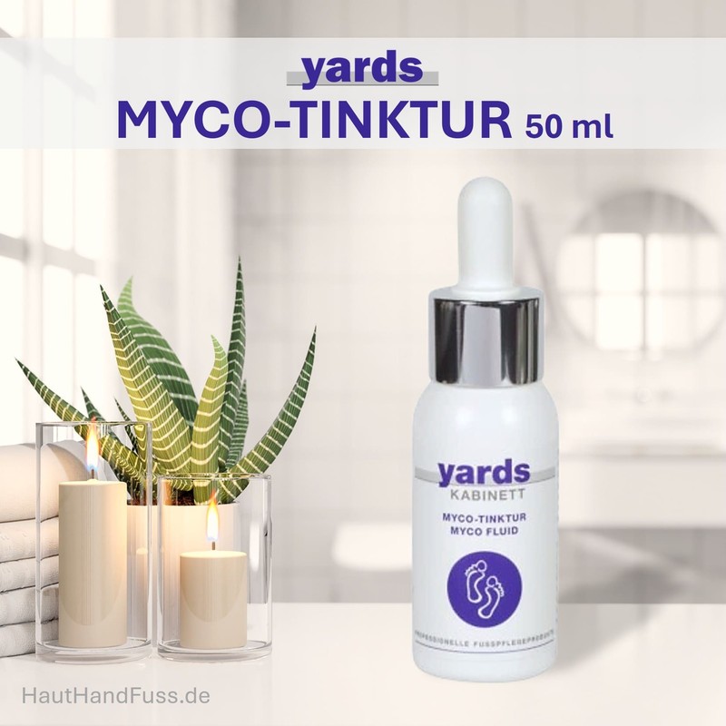 yards Myco-Tinktur Fläschchen – Antimikrobielle Fußpflege-Tinktur zum effektiven Schutz vor Nagelpilz und Hautpilzinfektionen